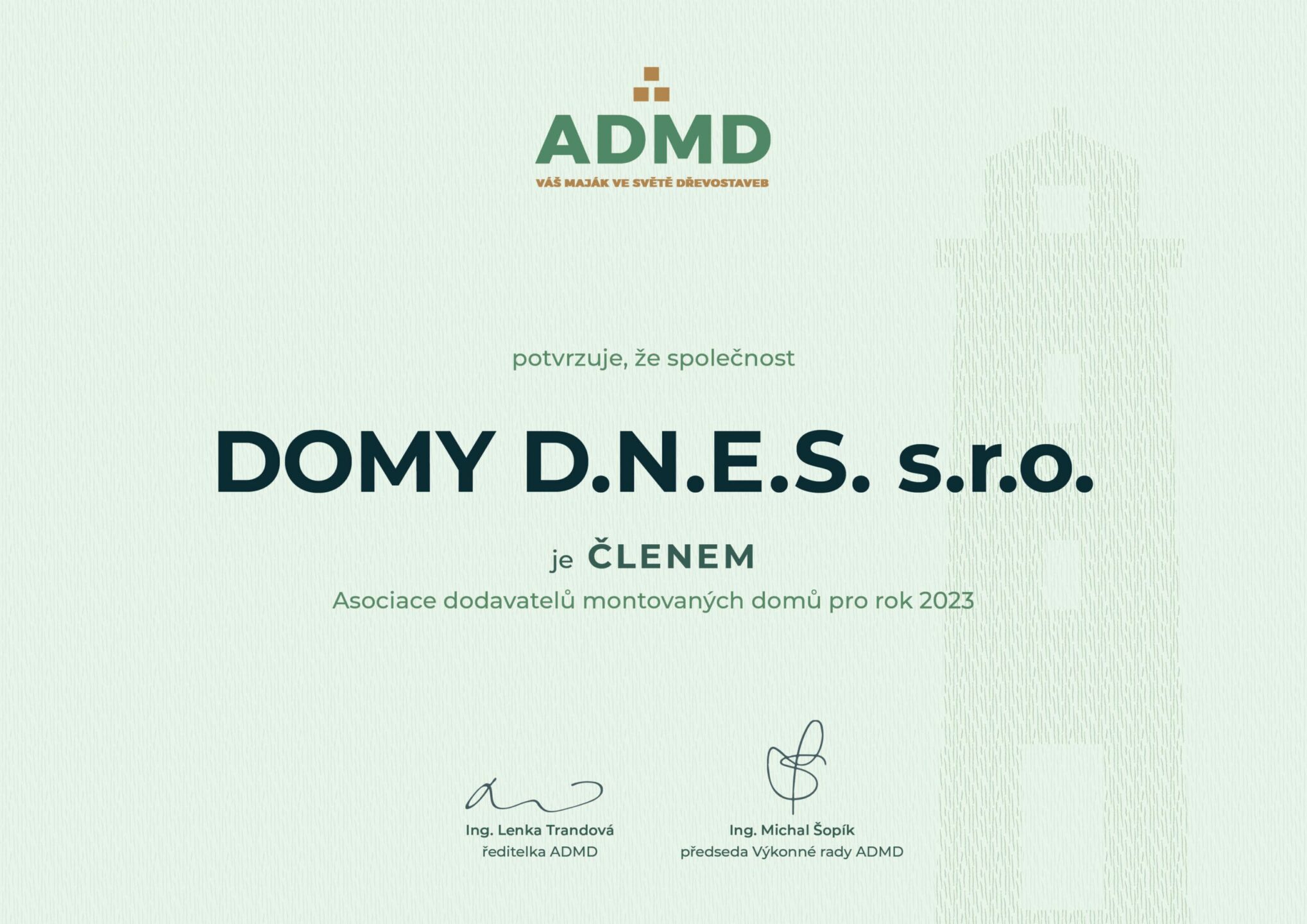 O nás - DOMY D.N.E.S.
